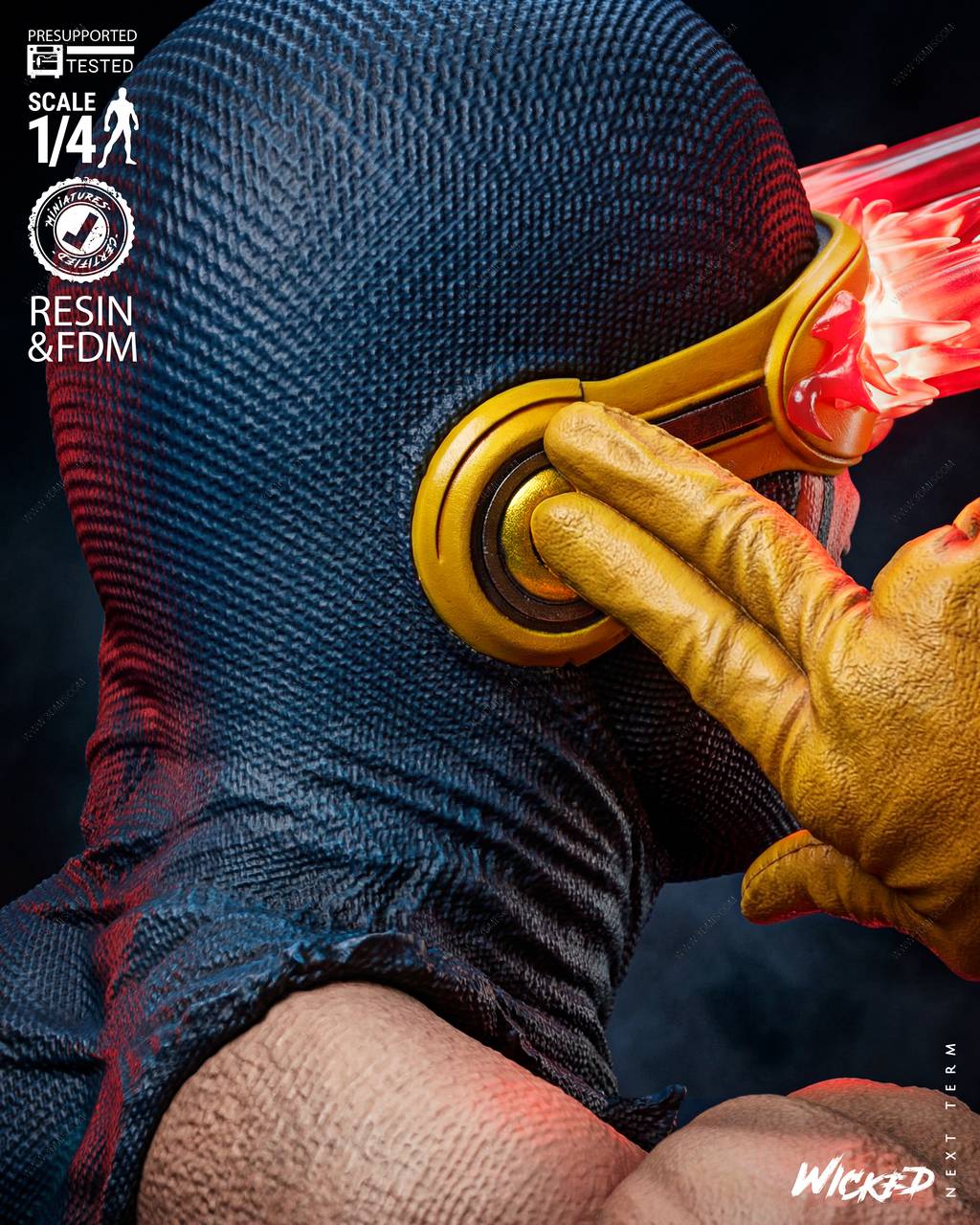 P站图纸印象馆 3DWicked 漫威 镭射眼 3DWicked 漫威 镭射眼