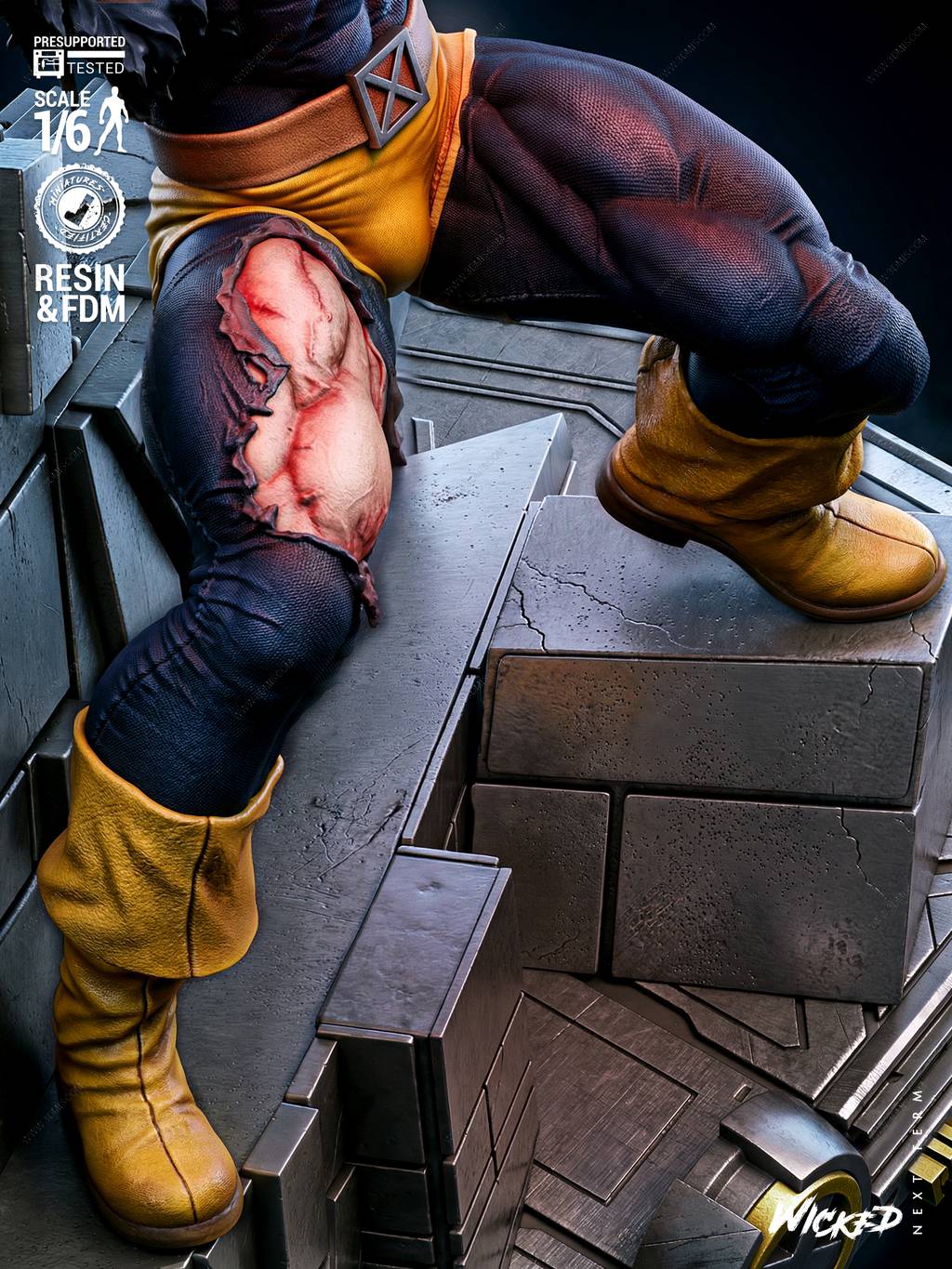 P站图纸印象馆 3DWicked 漫威 镭射眼 3DWicked 漫威 镭射眼