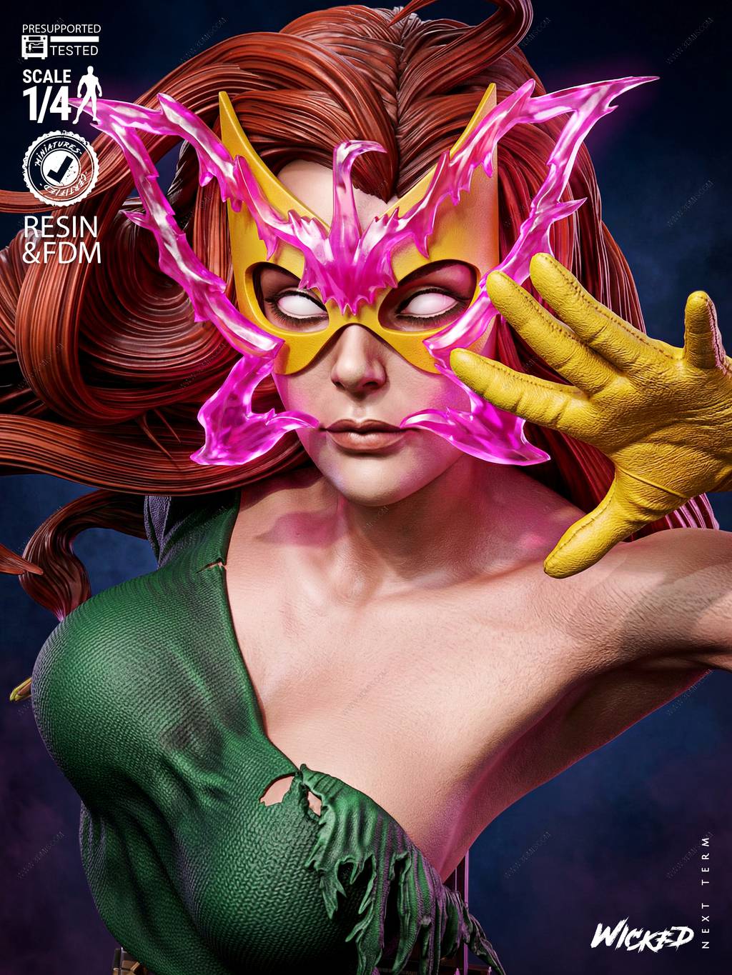 P站图纸印象馆 3DWicked 漫威 琴·格雷 3DWicked 漫威 琴·格雷