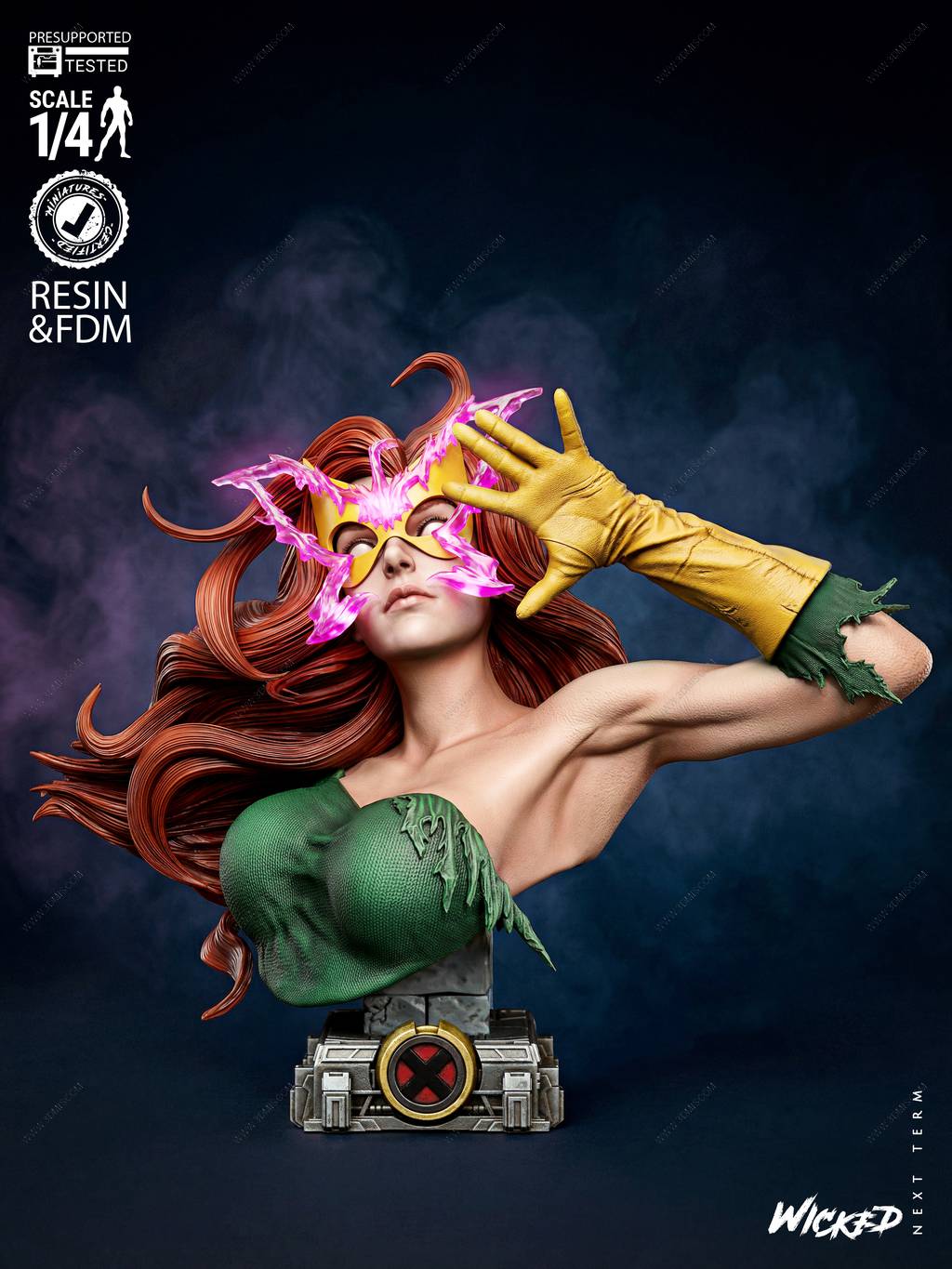 P站图纸印象馆 3DWicked 漫威 琴·格雷 3DWicked 漫威 琴·格雷