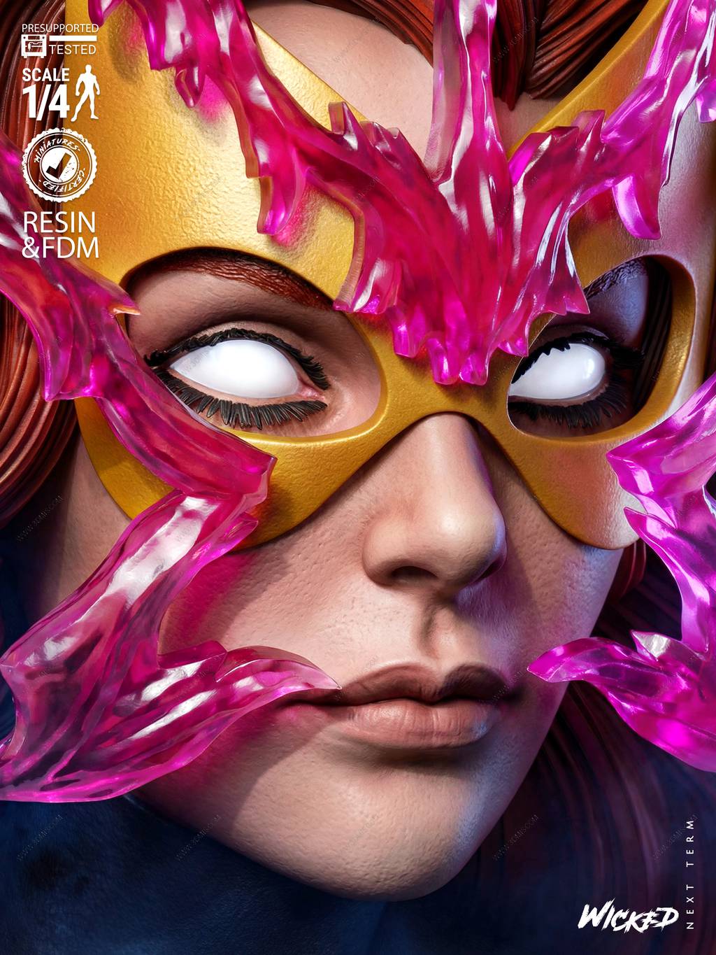 P站图纸印象馆 3DWicked 漫威 琴·格雷 3DWicked 漫威 琴·格雷