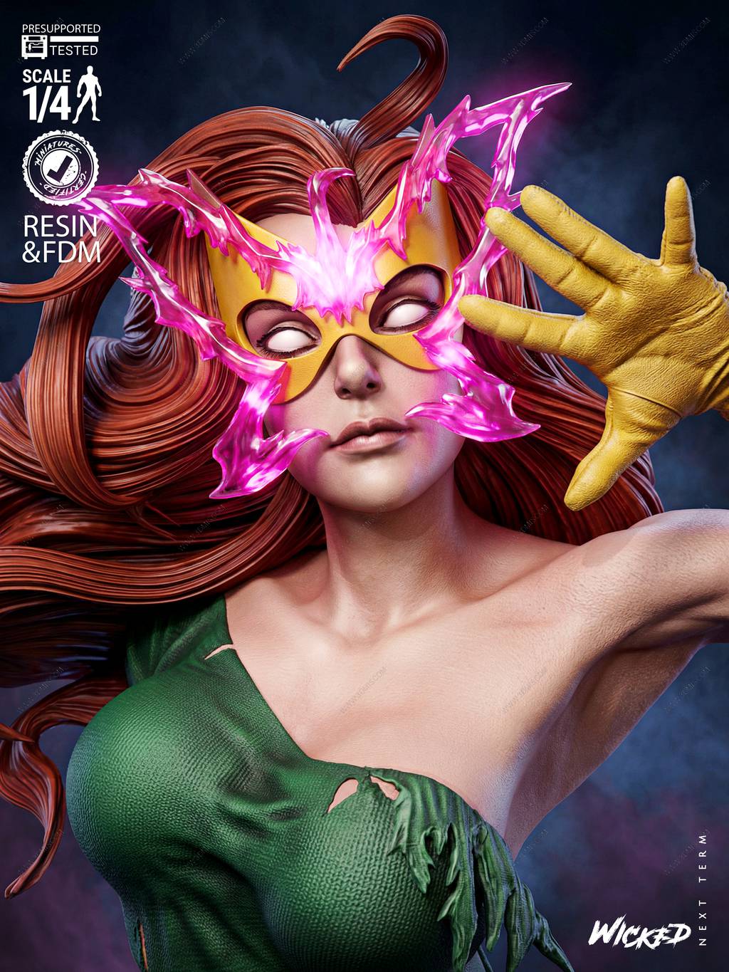 P站图纸印象馆 3DWicked 漫威 琴·格雷 3DWicked 漫威 琴·格雷