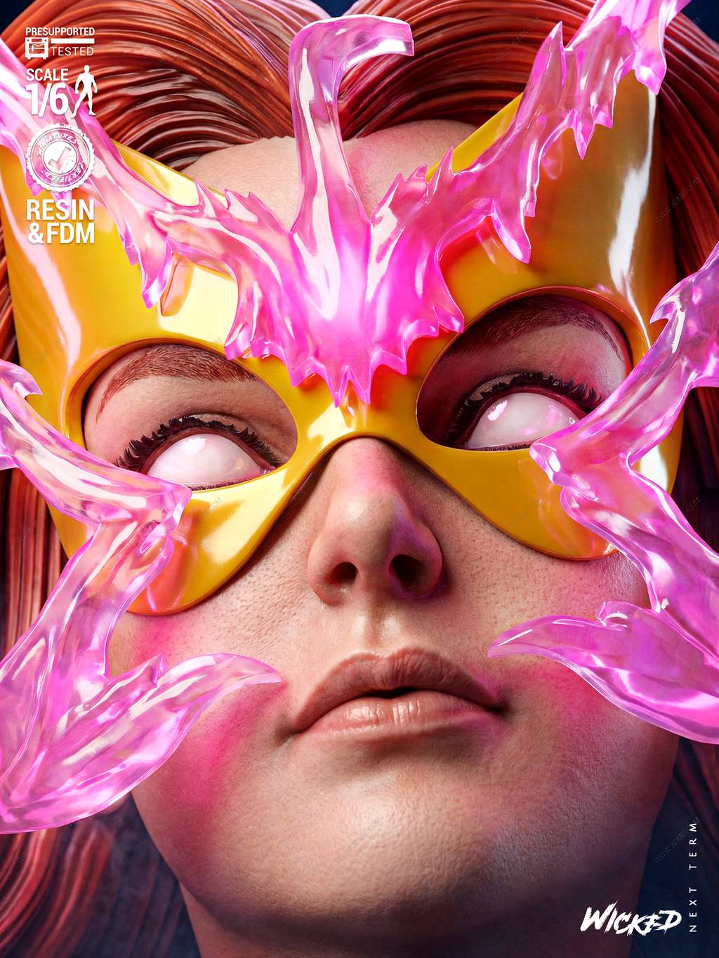 P站图纸印象馆 3DWicked 漫威 琴·格雷 3DWicked 漫威 琴·格雷