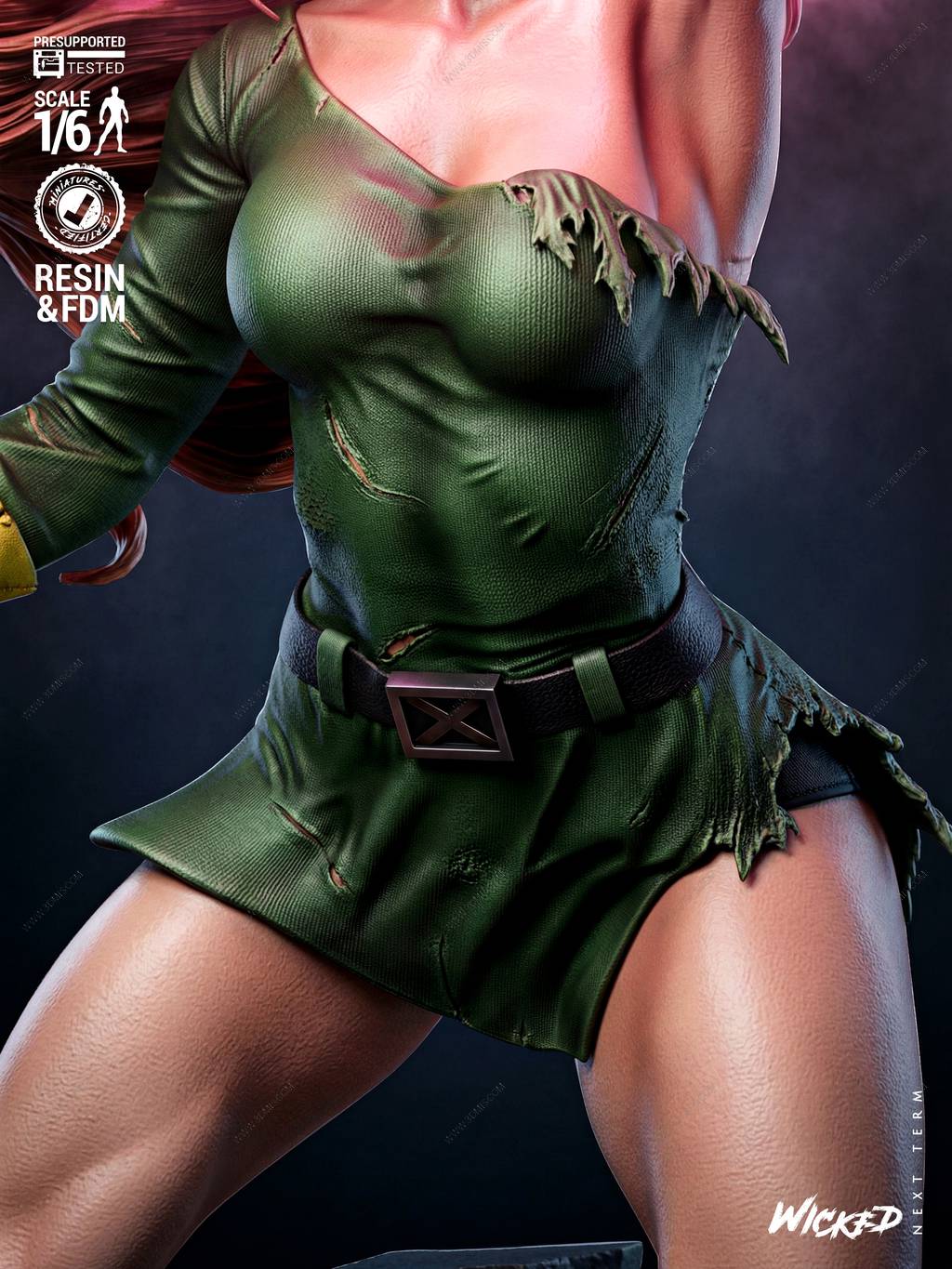 P站图纸印象馆 3DWicked 漫威 琴·格雷 3DWicked 漫威 琴·格雷