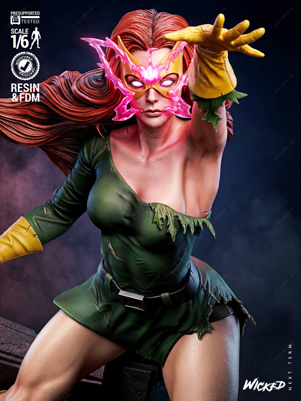 P站图纸印象馆 3DWicked 漫威 琴·格雷 3DWicked 漫威 琴·格雷