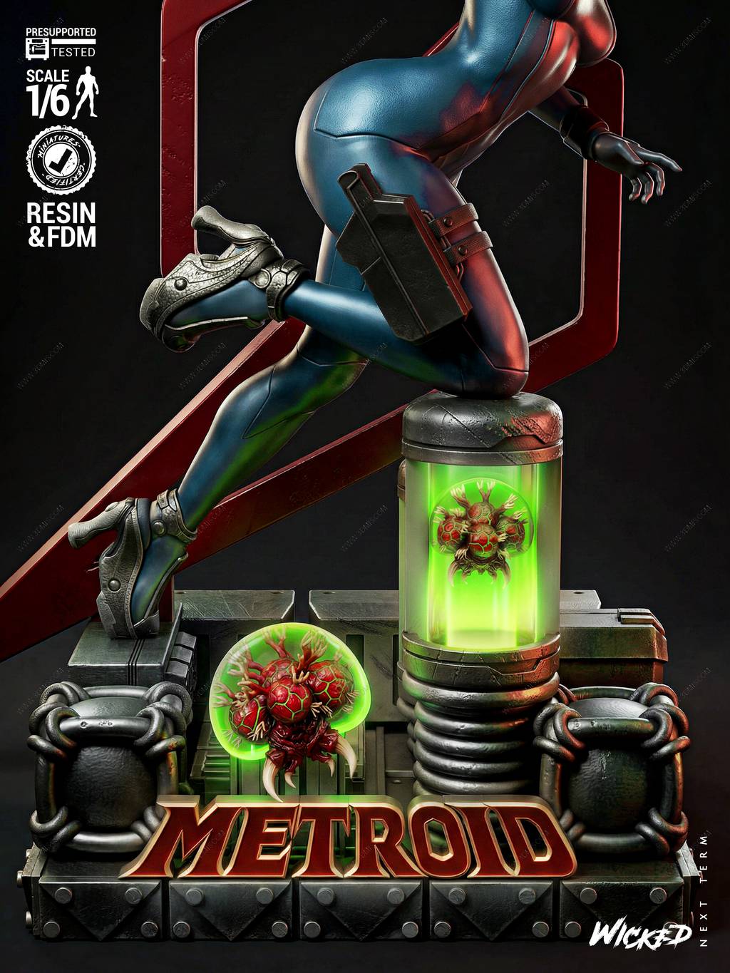 P站图纸印象馆 3DWicked 银河战士 萨姆斯·阿兰 3DWicked 银河战士 萨姆斯·阿兰