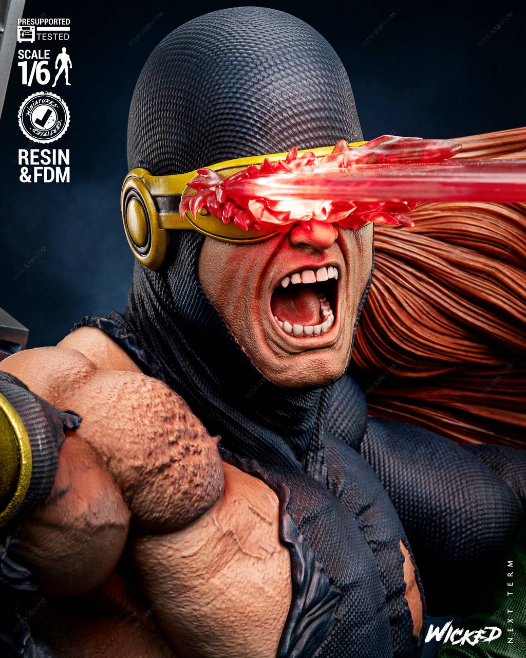 P站图纸印象馆 3DWicked 漫威 镭射眼和琴·格雷 3DWicked 漫威 镭射眼和琴·格雷