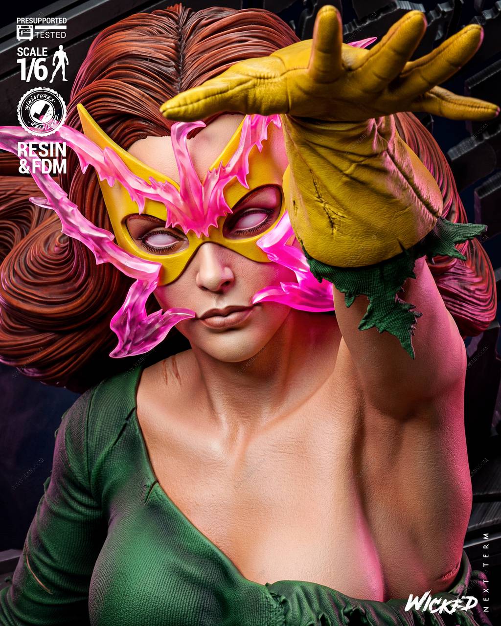 P站图纸印象馆 3DWicked 漫威 镭射眼和琴·格雷 3DWicked 漫威 镭射眼和琴·格雷