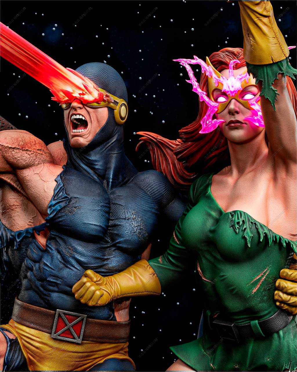 P站图纸印象馆 3DWicked 漫威 镭射眼和琴·格雷 3DWicked 漫威 镭射眼和琴·格雷