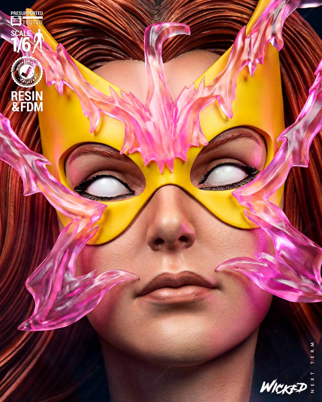 P站图纸印象馆 3DWicked 漫威 镭射眼和琴·格雷 3DWicked 漫威 镭射眼和琴·格雷