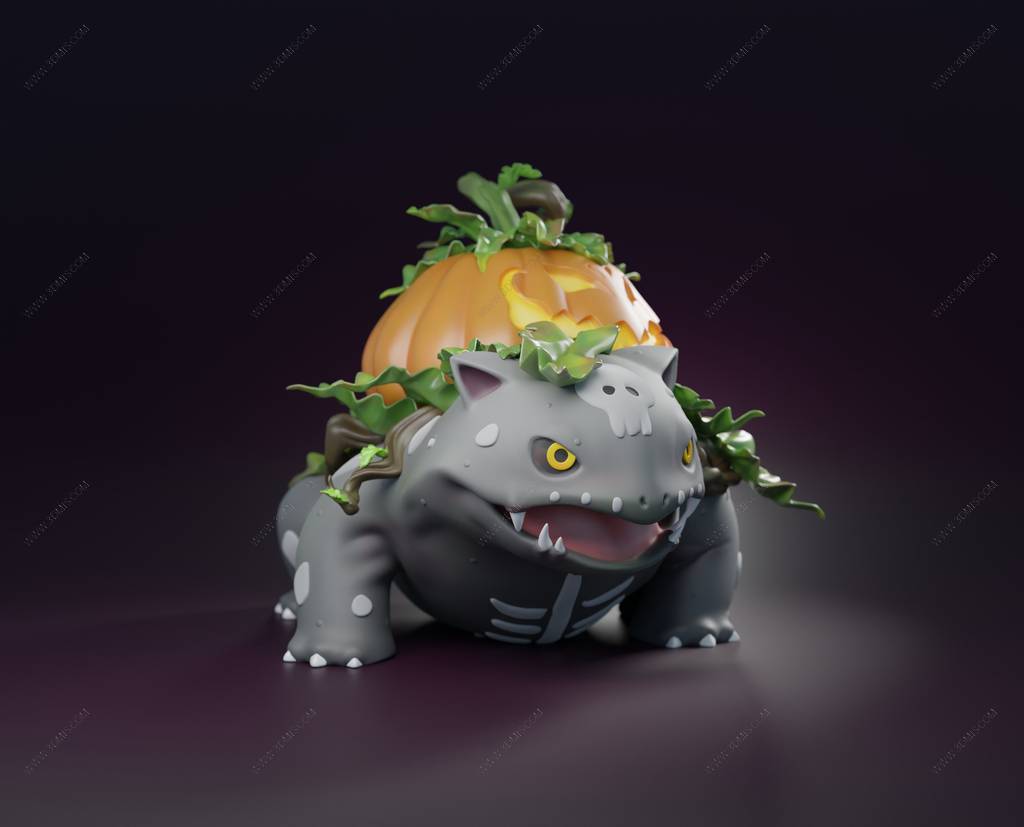 P站图纸印象馆 精灵宝可梦 妙蛙花 精灵宝可梦 妙蛙花