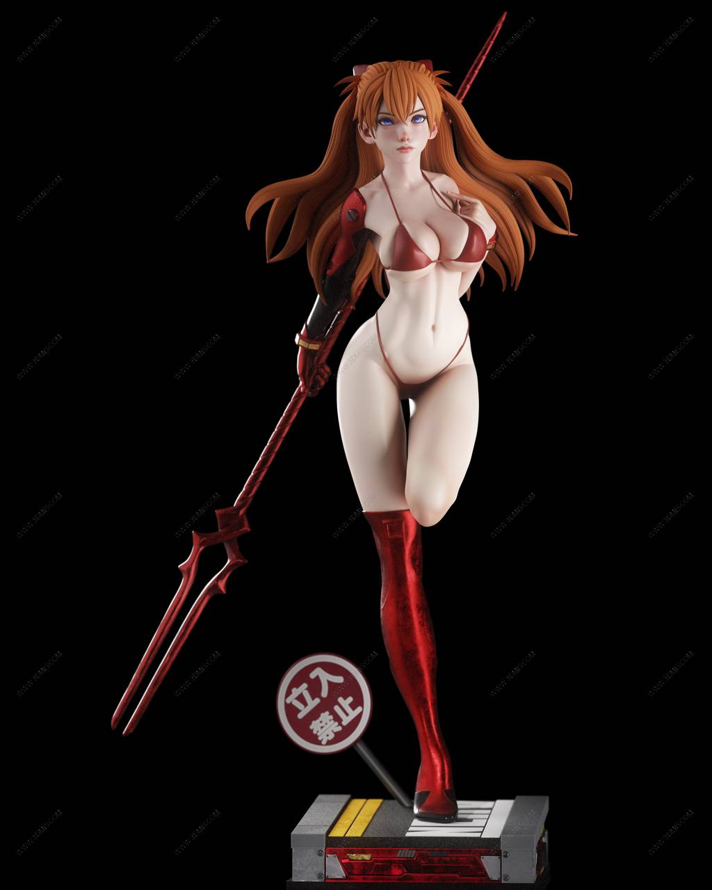 ABE3D 新世纪福音战士 惣流·明日香·兰格雷
