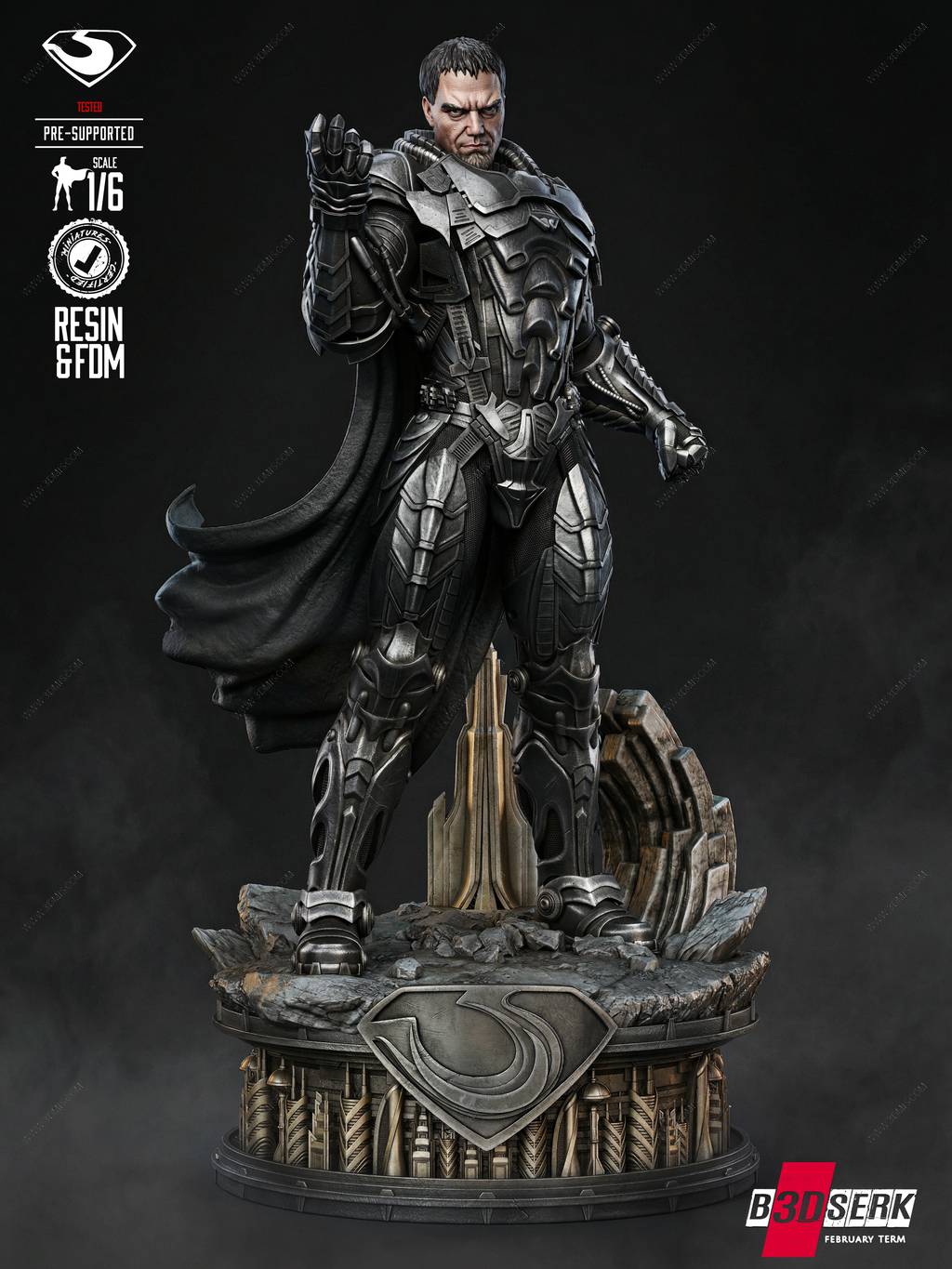 P站图纸印象馆 B3DSERK DC漫画 萨德将军 B3DSERK DC漫画 萨德将军