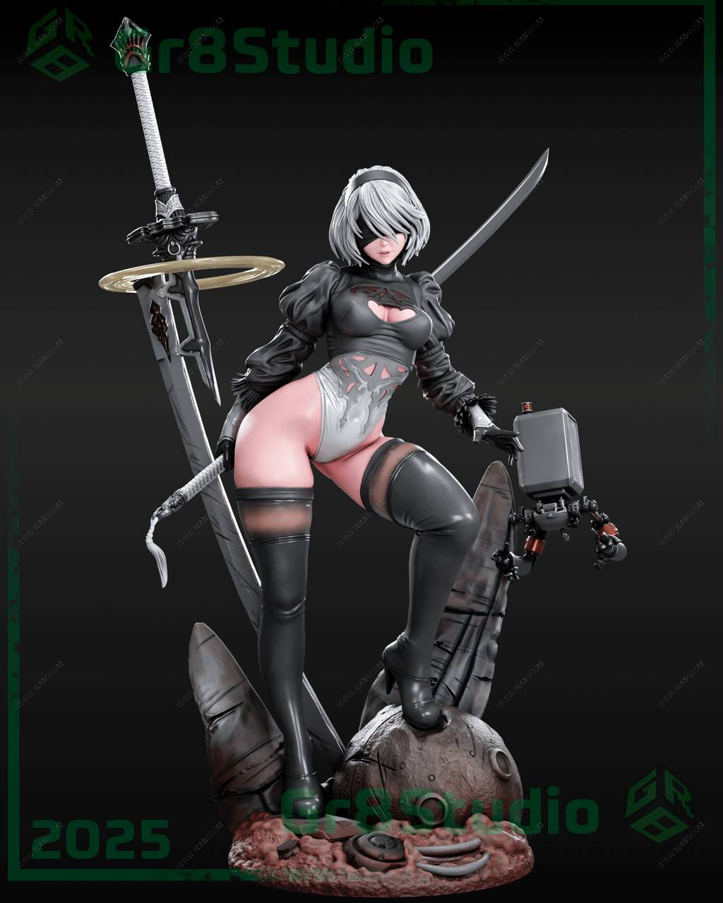 P站图纸印象馆 Gr8Tech 尼尔:机械纪元 尤尔哈2B Gr8Tech 尼尔:机械纪元 尤尔哈2B