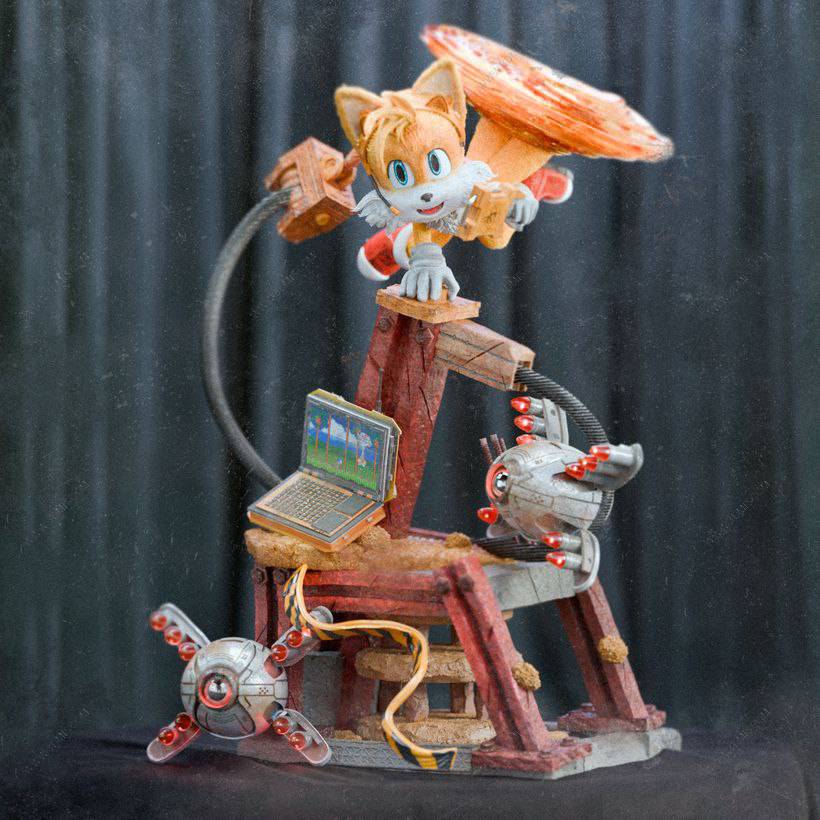 P站图纸印象馆 DTR Studio 刺猬索尼克 塔尔斯 DTR Studio 刺猬索尼克 塔尔斯