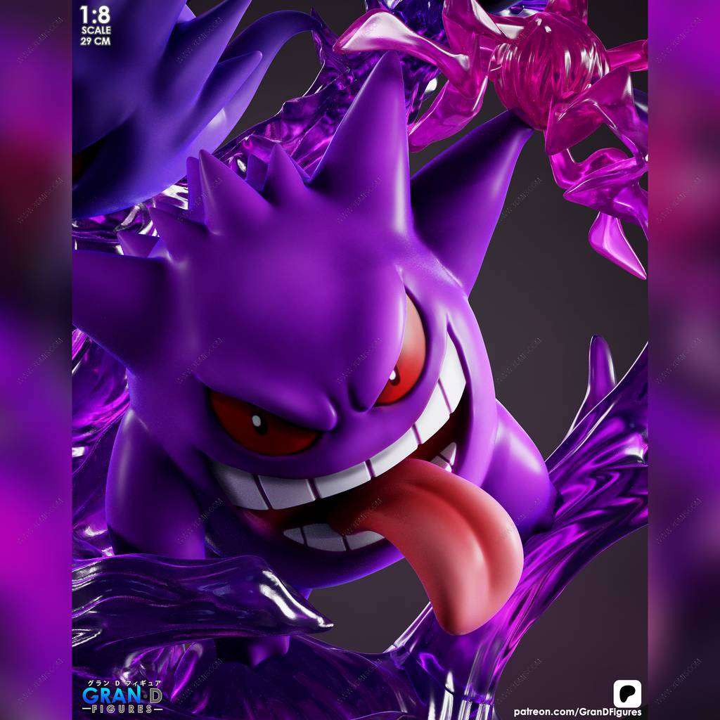 P站图纸印象馆 精灵宝可梦 耿鬼 精灵宝可梦 耿鬼