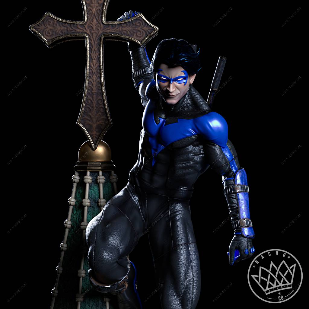 P站图纸印象馆 Nacho CG 夜翼 猫头鹰之夜 Nacho CG 夜翼 猫头鹰之夜