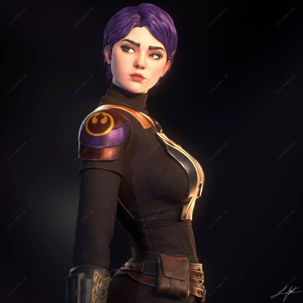 P站图纸印象馆 ABE3D 星球大战 莎宾·雷恩 ABE3D 星球大战 莎宾·雷恩