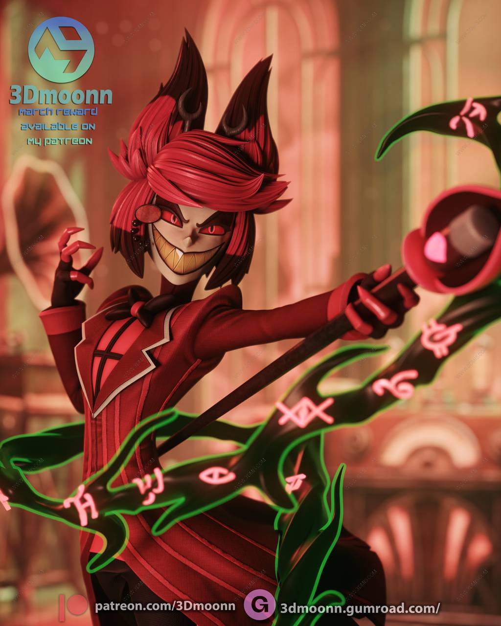 P站图纸印象馆 3Dmoonn 地狱客栈 阿拉斯托 3Dmoonn 地狱客栈 阿拉斯托