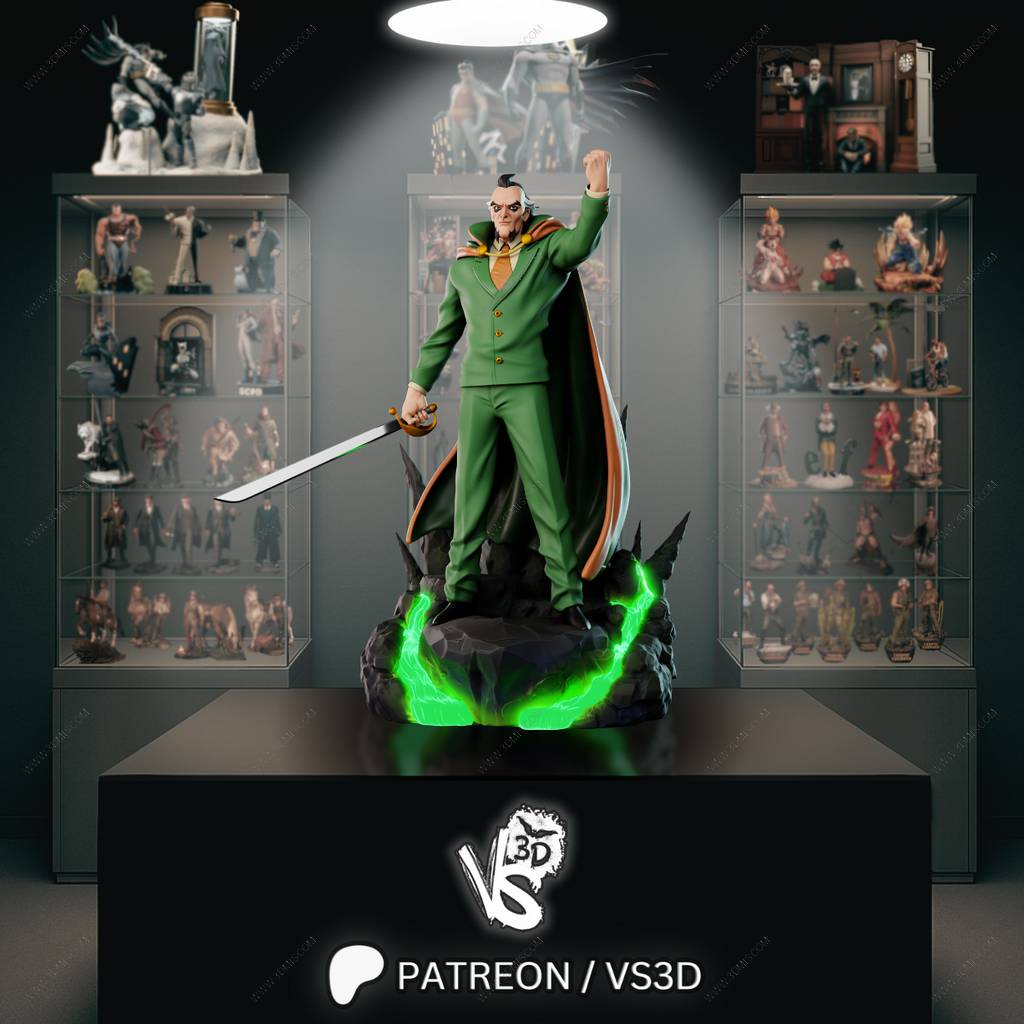 P站图纸印象馆 VS3D DC漫画 蝙蝠侠 拉斯·阿古尔 VS3D DC漫画 蝙蝠侠 拉斯·阿古尔