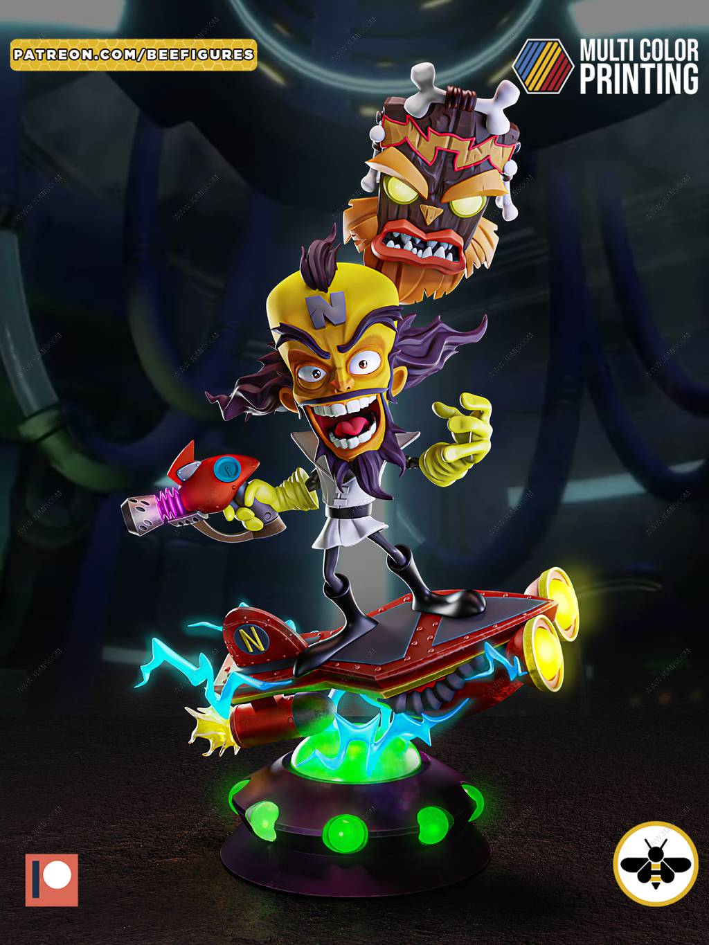 P站图纸印象馆 Bee Figures 古惑狼 新皮质博士 Bee Figures 古惑狼 新皮质博士