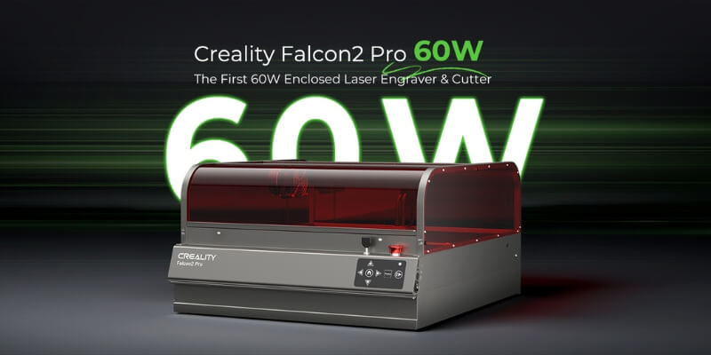 P站图纸印象馆 创想三维Falcon2 Pro 60W:首款60W封闭式激光雕刻切割机 Image 1