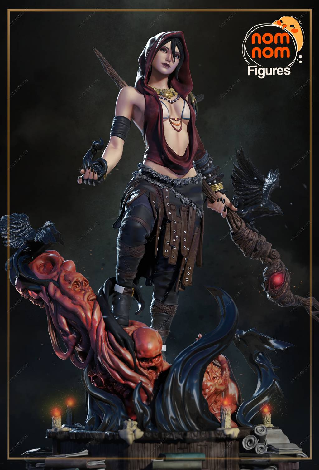 P站图纸印象馆 NomNom 龙腾世纪 莫瑞甘 NomNom 龙腾世纪 莫瑞甘