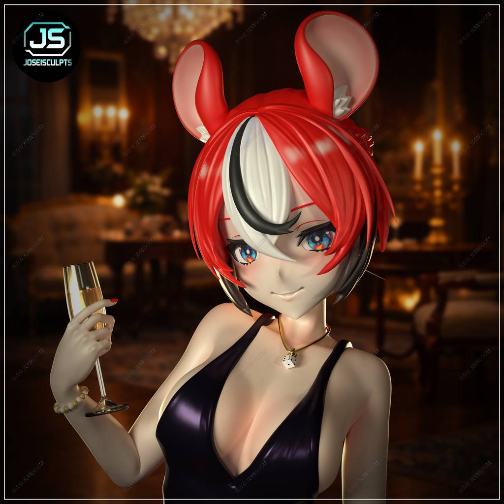 P站图纸印象馆 虚拟主播 哈珂斯·贝尔丝 虚拟主播 哈珂斯·贝尔丝