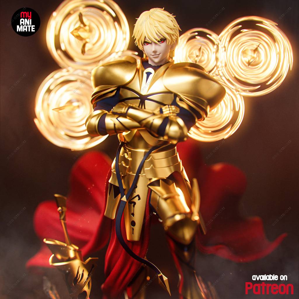 P站图纸印象馆 MyAnimate 命运之夜 吉尔伽美什 MyAnimate 命运之夜 吉尔伽美什