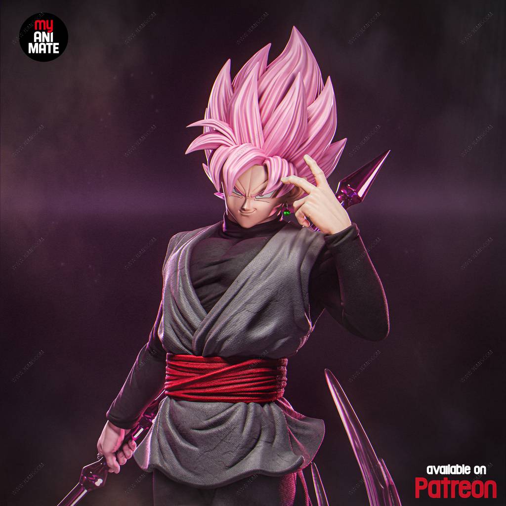 P站图纸印象馆 MyAnimate 龙珠 黑超悟空 MyAnimate 龙珠 黑超悟空