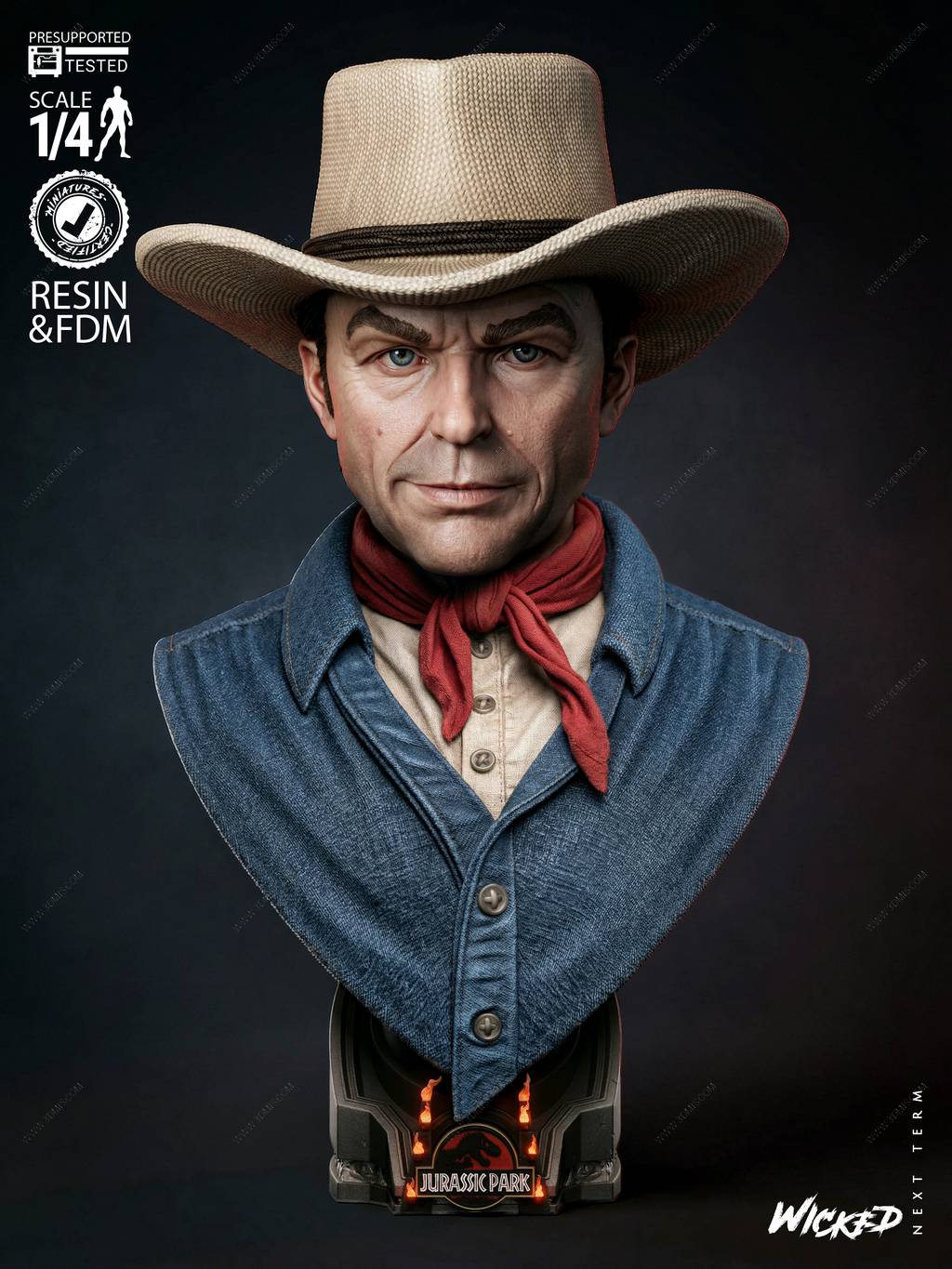 P站图纸印象馆 3DWicked 侏罗纪公园 爱伦·格兰特 3DWicked 侏罗纪公园 爱伦·格兰特