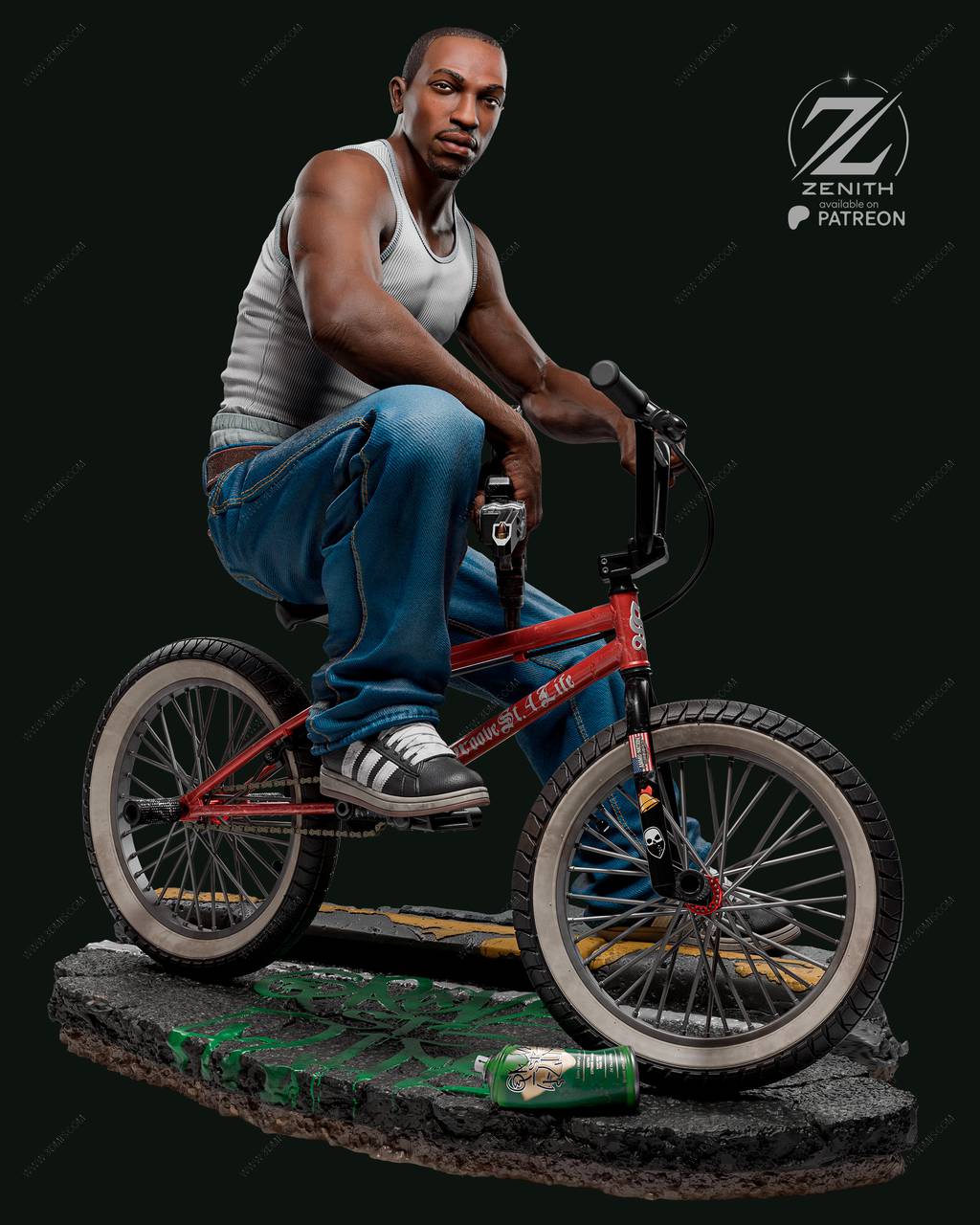 P站图纸印象馆 ZEZ STUDIOS 侠盗猎车手 卡尔·约翰逊 ZEZ STUDIOS 侠盗猎车手 卡尔·约翰逊