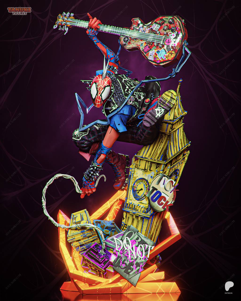 P站图纸印象馆 Tanuki Figures 漫威 蜘蛛朋克 Tanuki Figures 漫威 蜘蛛朋克
