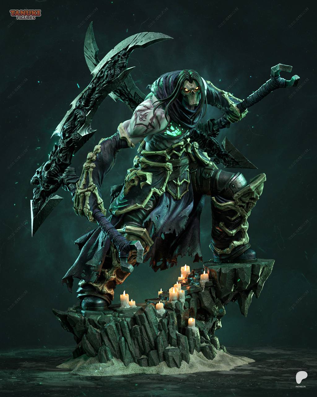 P站图纸印象馆 Tanuki Figures 天启四骑士 死亡 Tanuki Figures 天启四骑士 死亡