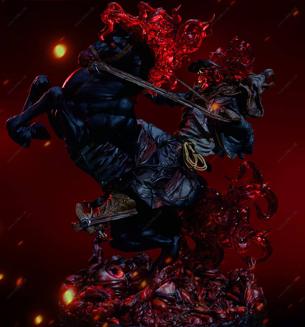 P站图纸印象馆 CA3D 漫威 初代恶灵骑士 CA3D 漫威 初代恶灵骑士