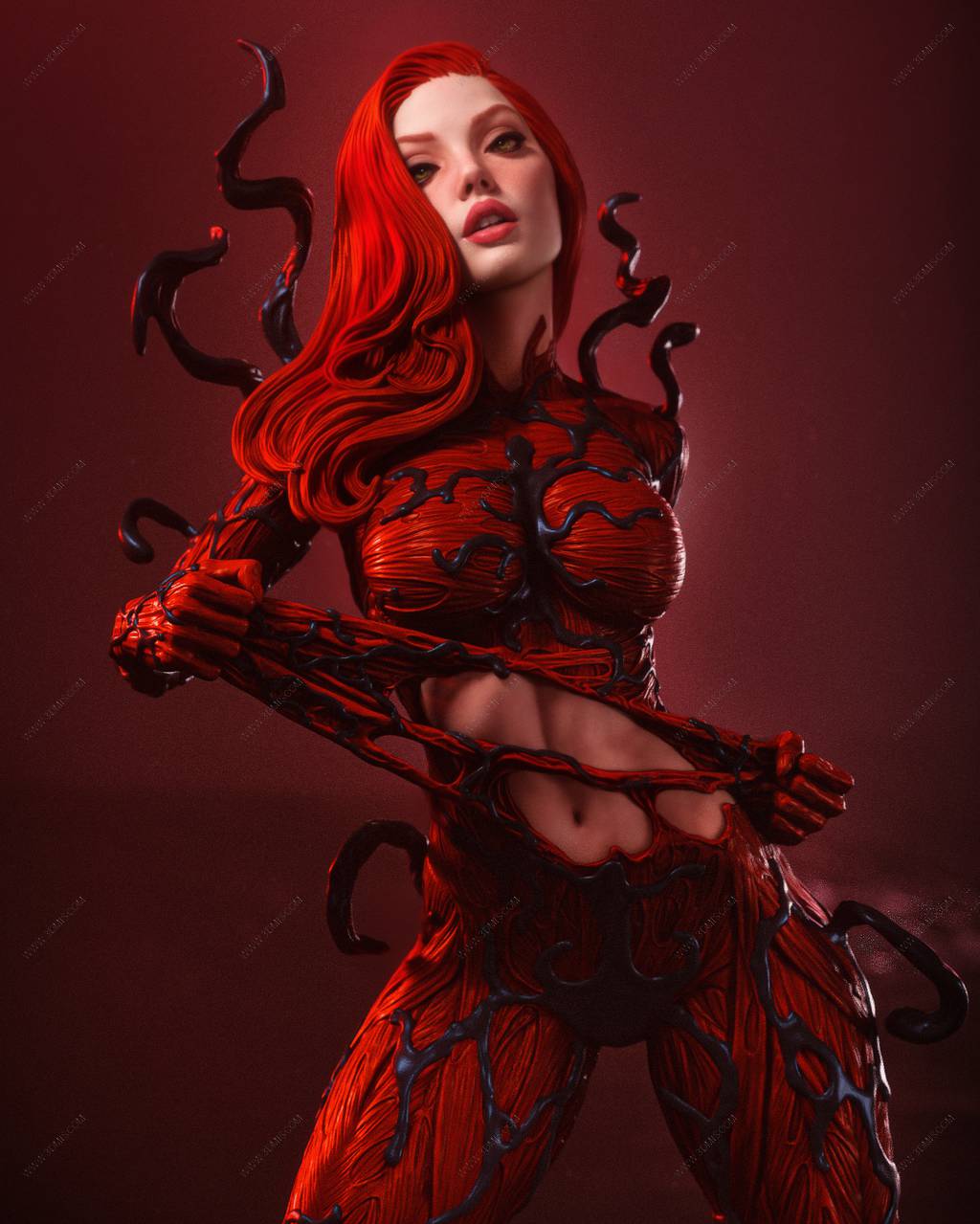 P站图纸印象馆 CA3D 漫威 玛丽·简·沃森 CA3D 漫威 玛丽·简·沃森