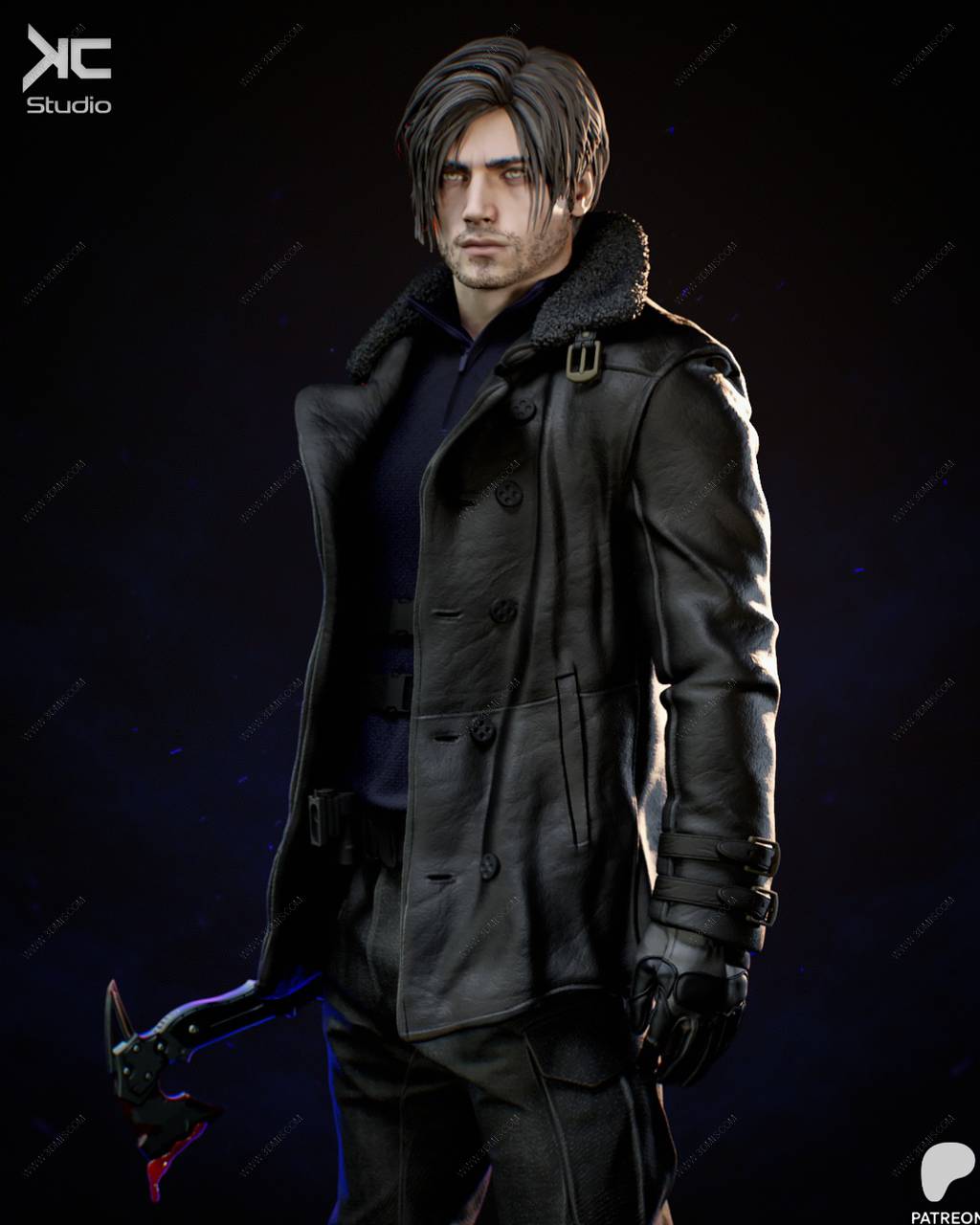 P站图纸印象馆 KcStudio 生化危机 里昂·斯科特·肯尼迪 KcStudio 生化危机 里昂·斯科特·肯尼迪