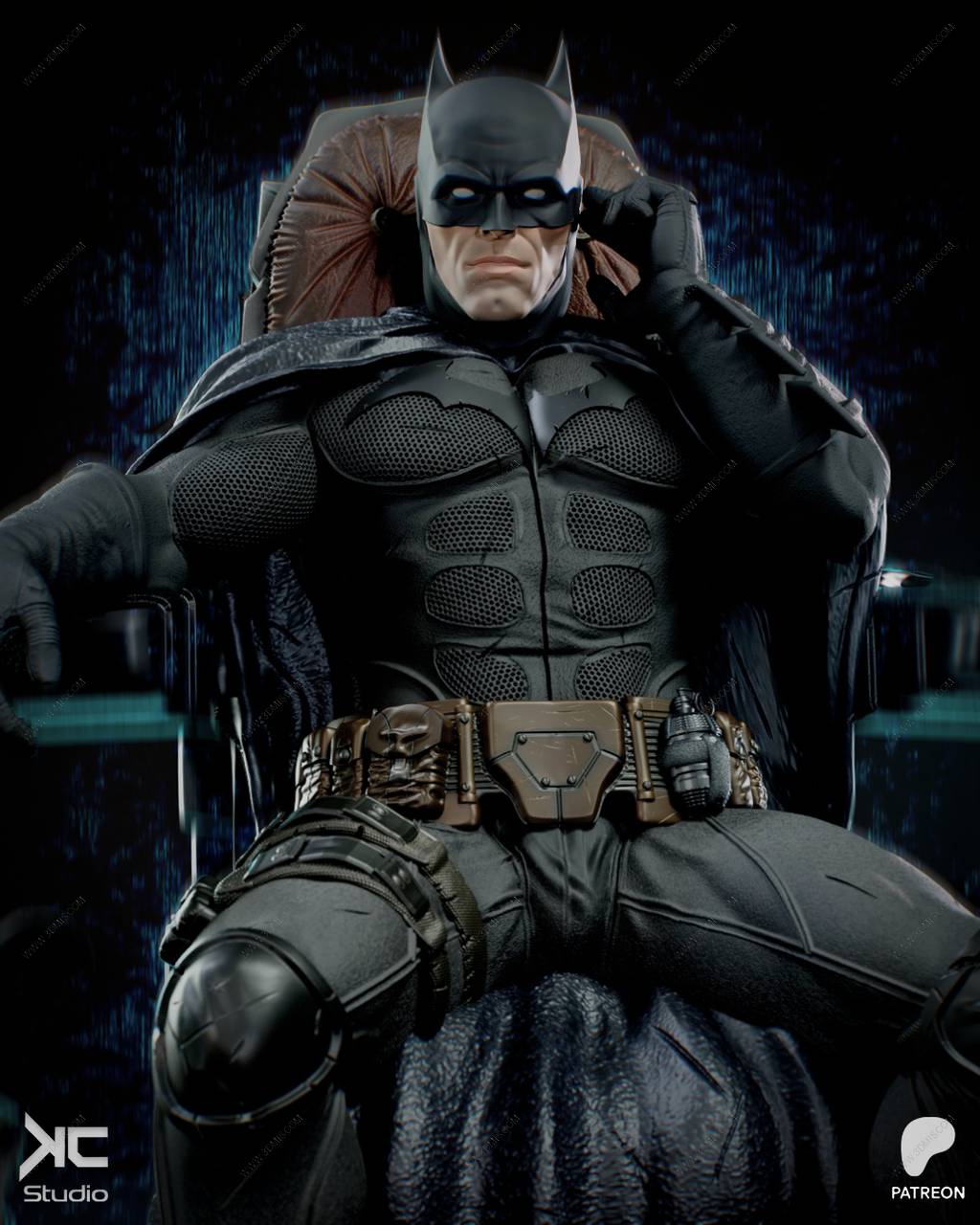 P站图纸印象馆 KcStudio DC漫画 蝙蝠侠 KcStudio DC漫画 蝙蝠侠