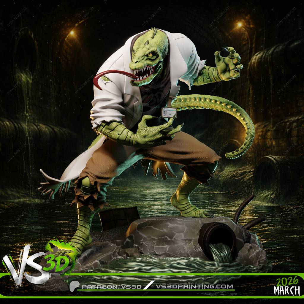 P站图纸印象馆 VS3D 漫威 蜥蜴教授 VS3D 漫威 蜥蜴教授