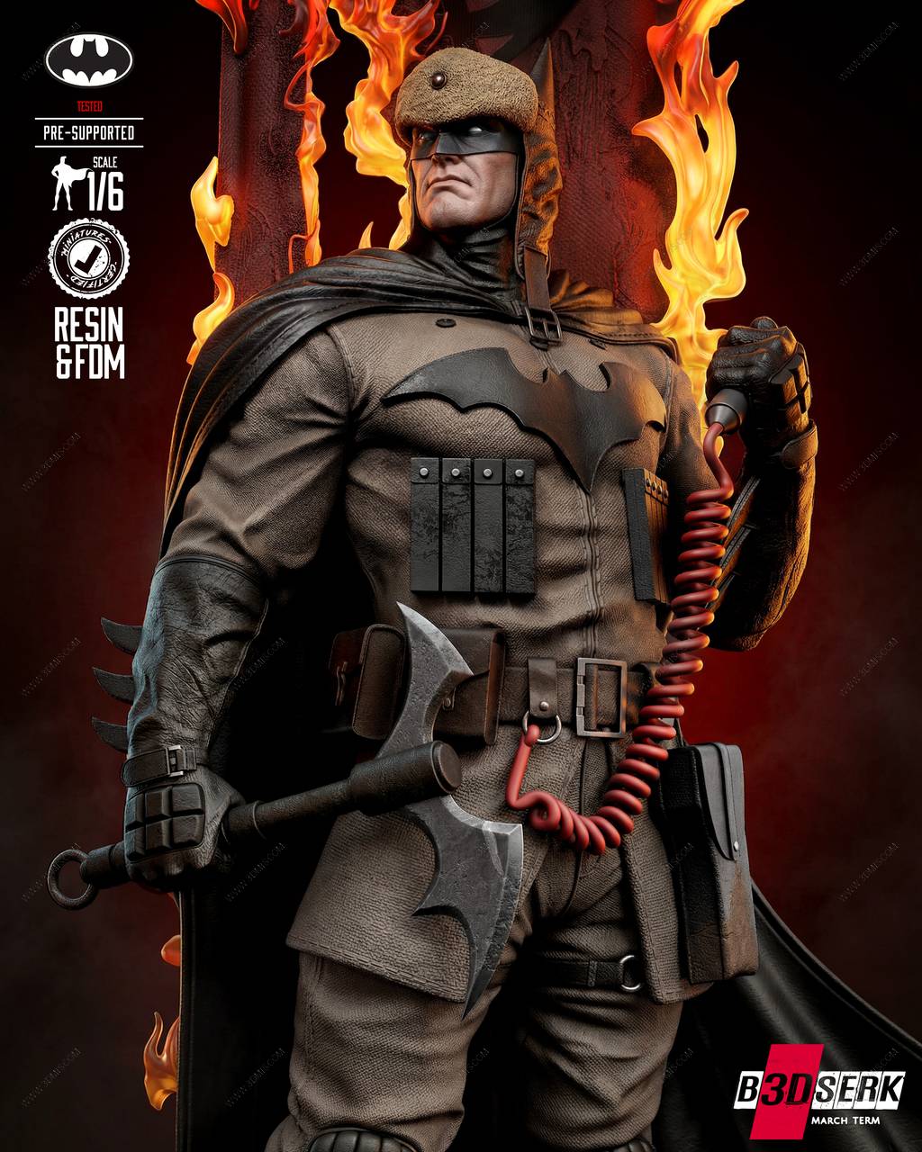 P站图纸印象馆 B3DSERK DC漫画 蝙蝠侠超人 B3DSERK DC漫画 蝙蝠侠超人