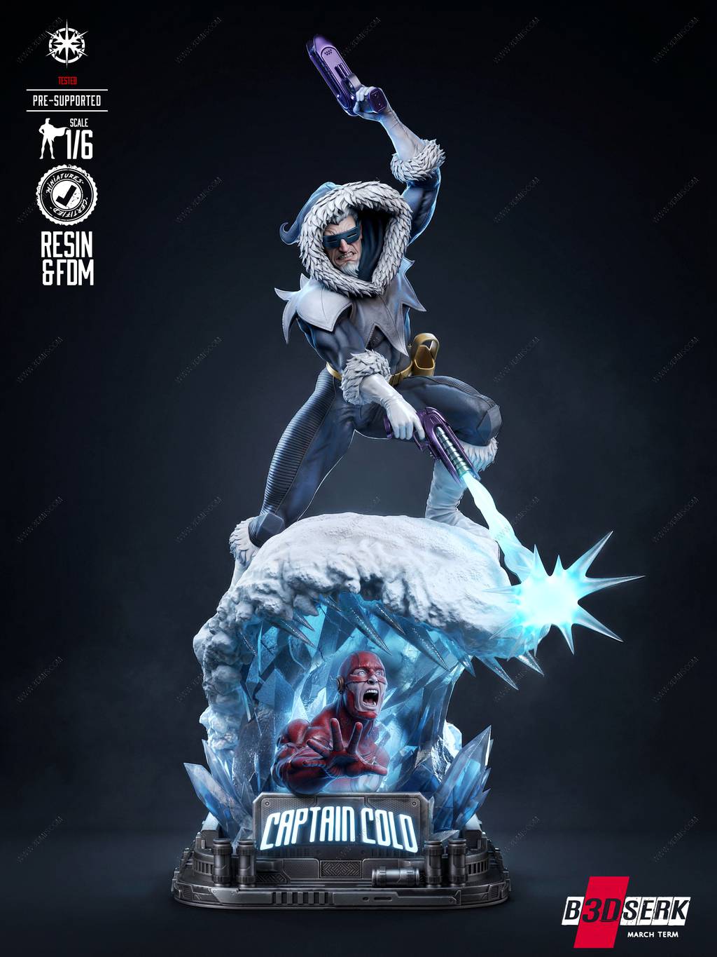 P站图纸印象馆 B3DSERK DC漫画 寒冷队长 B3DSERK DC漫画 寒冷队长