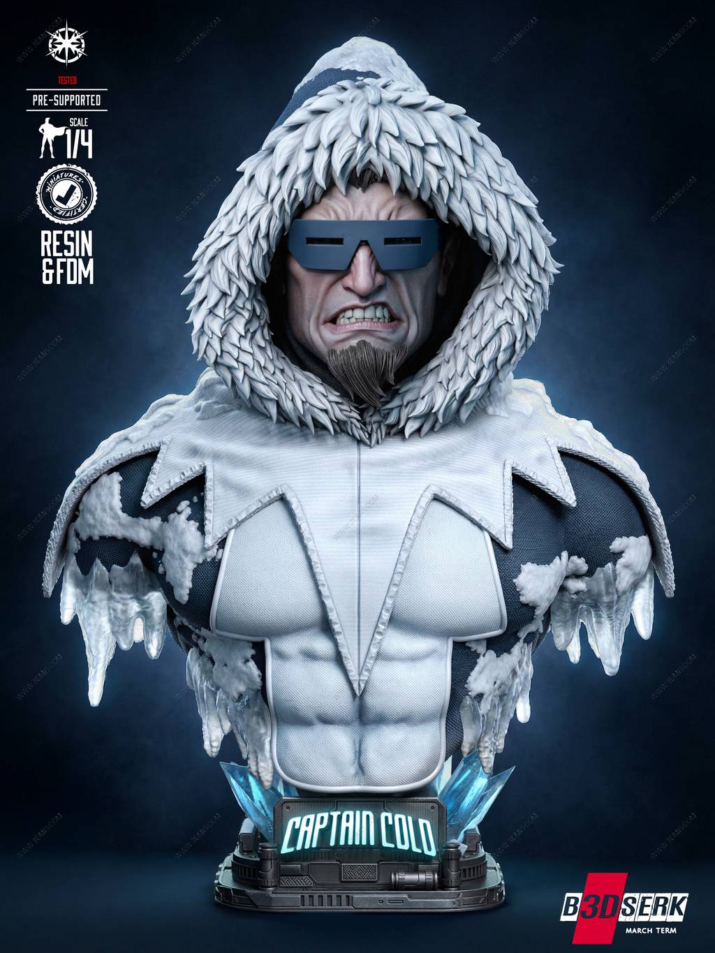 P站图纸印象馆 B3DSERK DC漫画 寒冷队长 B3DSERK DC漫画 寒冷队长