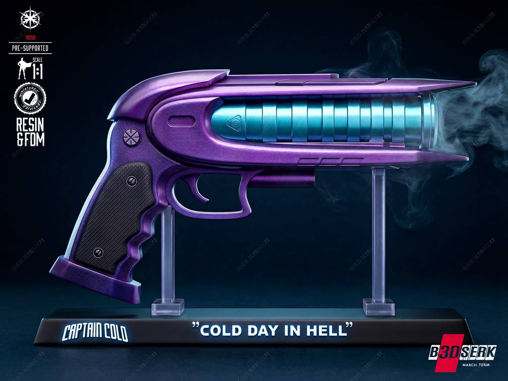 P站图纸印象馆 B3DSERK DC漫画 寒冷队长的冷冻枪 B3DSERK DC漫画 寒冷队长的冷冻枪