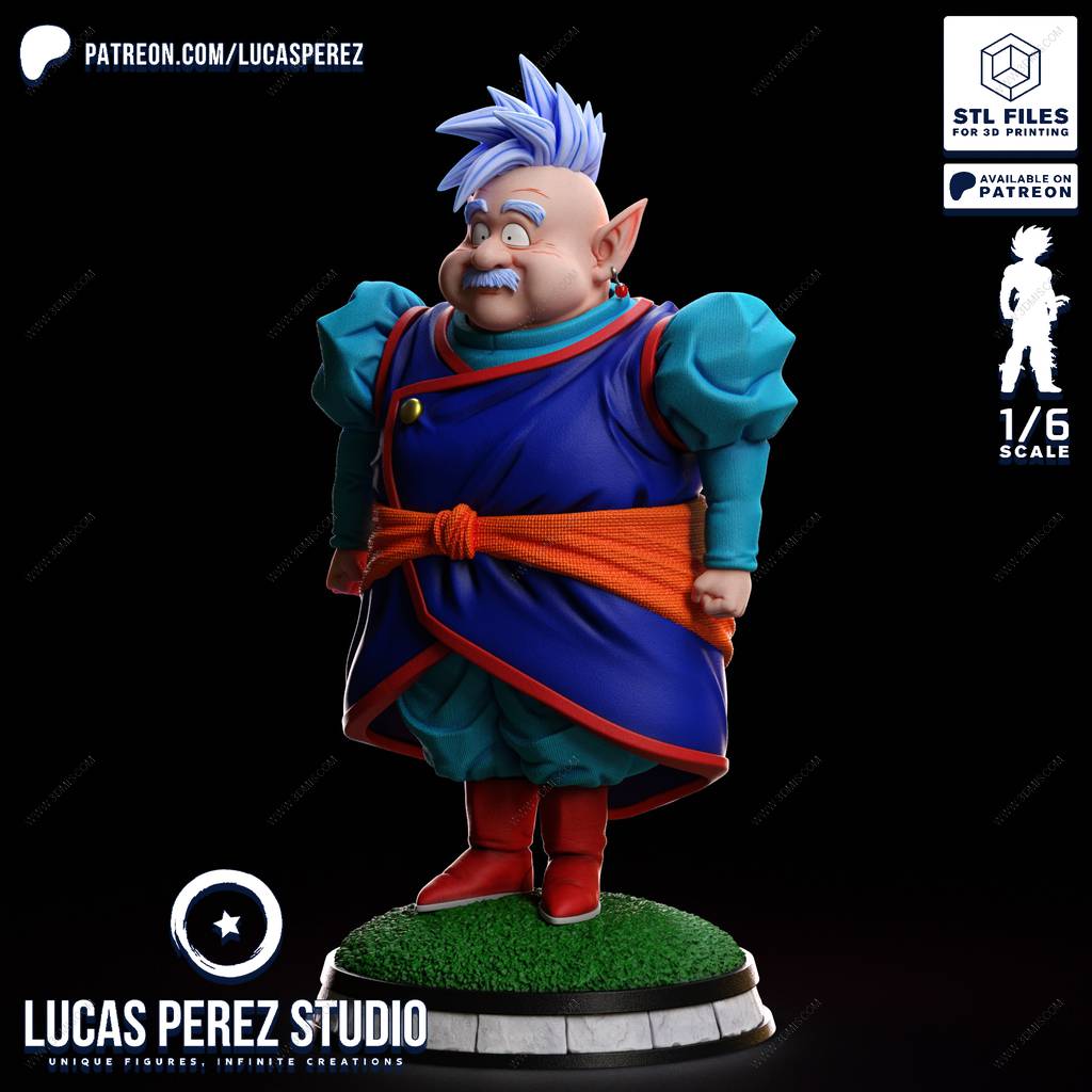 Lucas Perez 龙珠 北界王神 – P站图纸印象馆 3D打印模型图纸免费下载