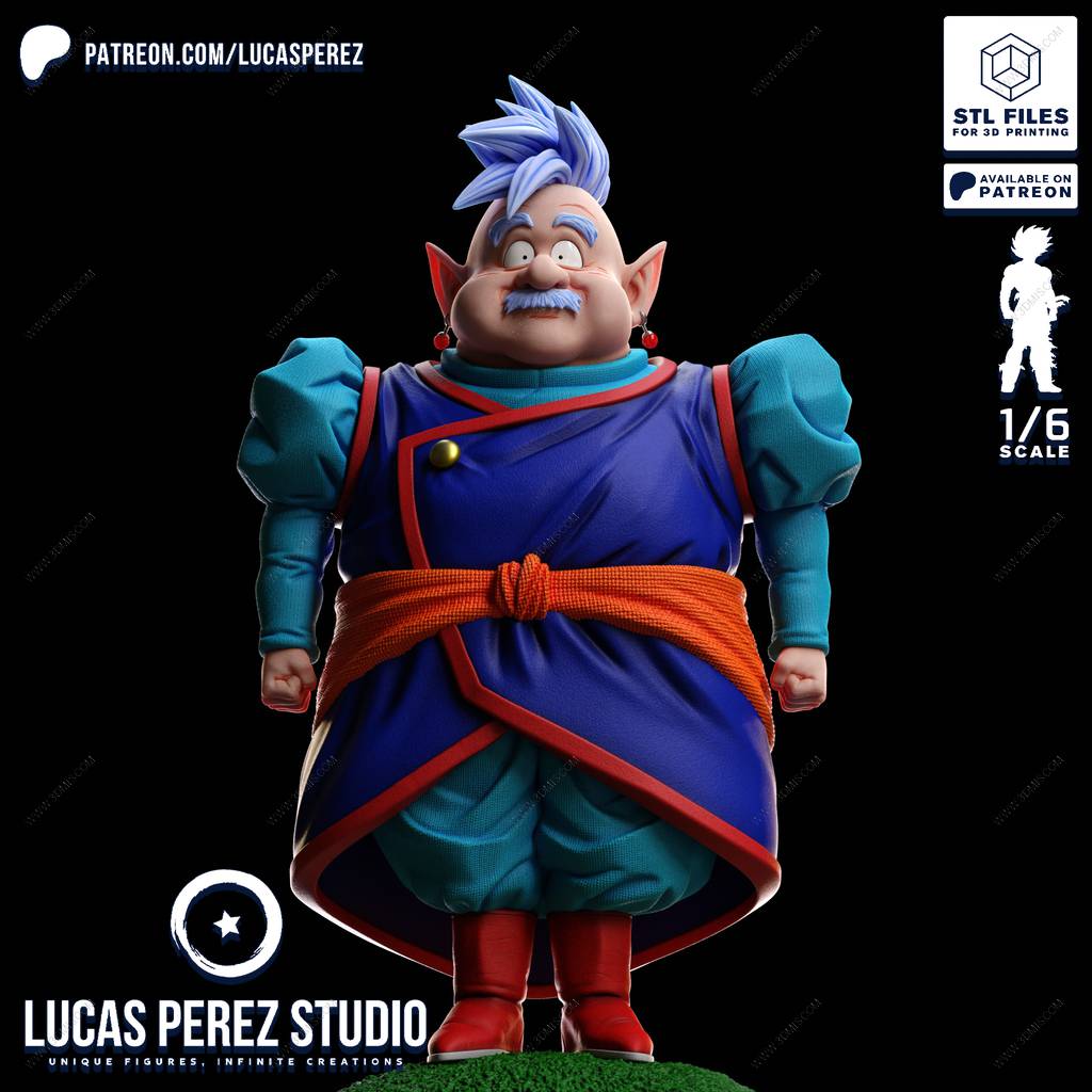 Lucas Perez 龙珠 北界王神 – P站图纸印象馆 3D打印模型图纸免费下载