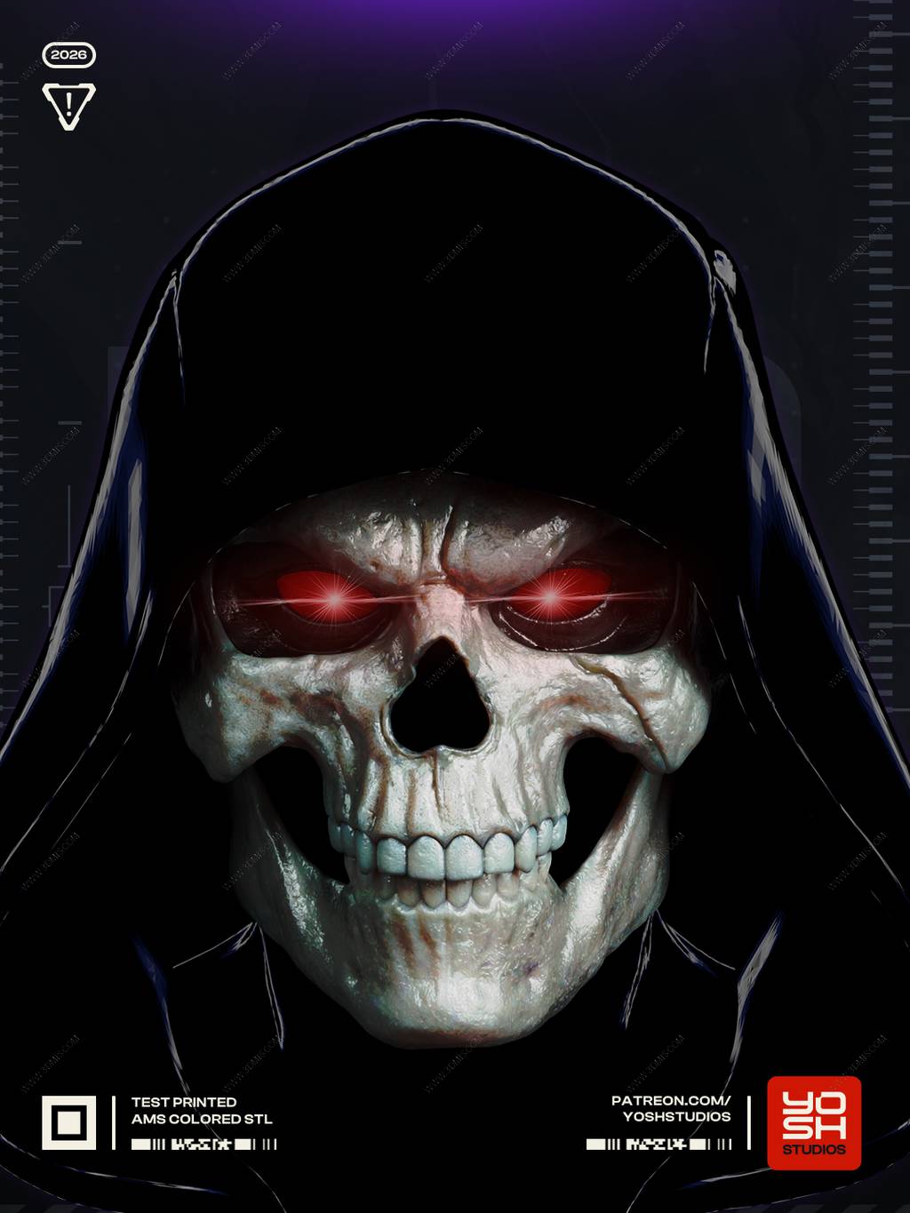 P站图纸印象馆 Yosh 宇宙的巨人希曼 骷髅王面具 Yosh 宇宙的巨人希曼 骷髅王面具