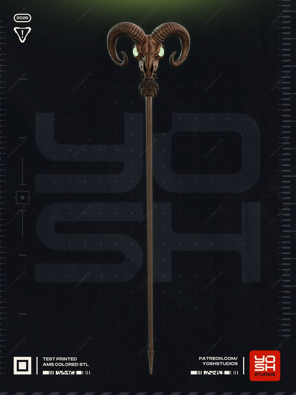 P站图纸印象馆 Yosh 宇宙的巨人希曼 骷髅王法杖 Yosh 宇宙的巨人希曼 骷髅王法杖