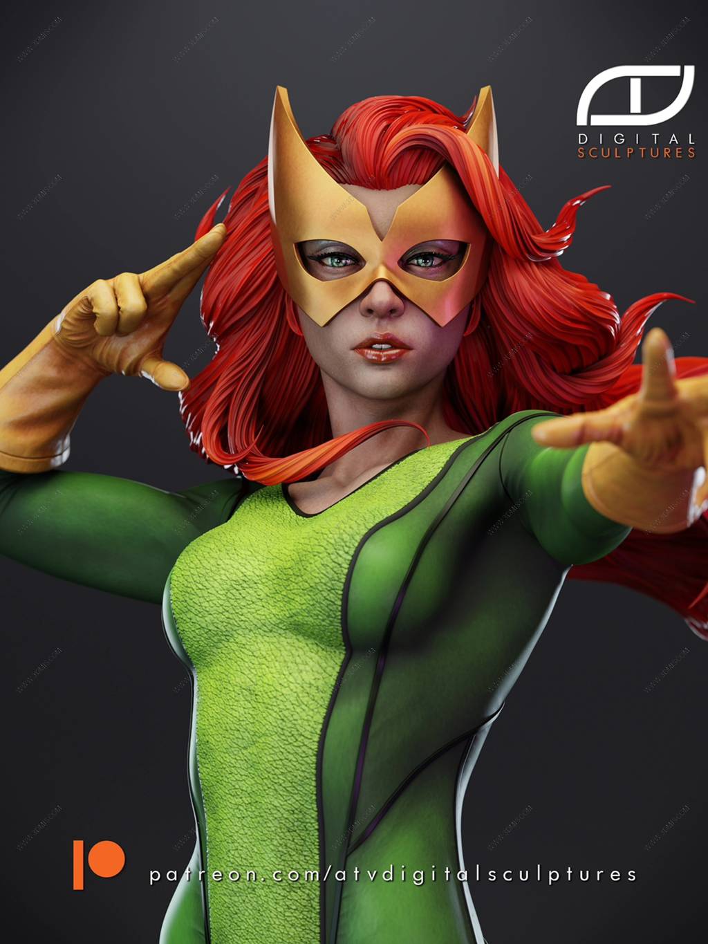 P站图纸印象馆 ATV 漫威 琴·格雷 ATV 漫威 琴·格雷