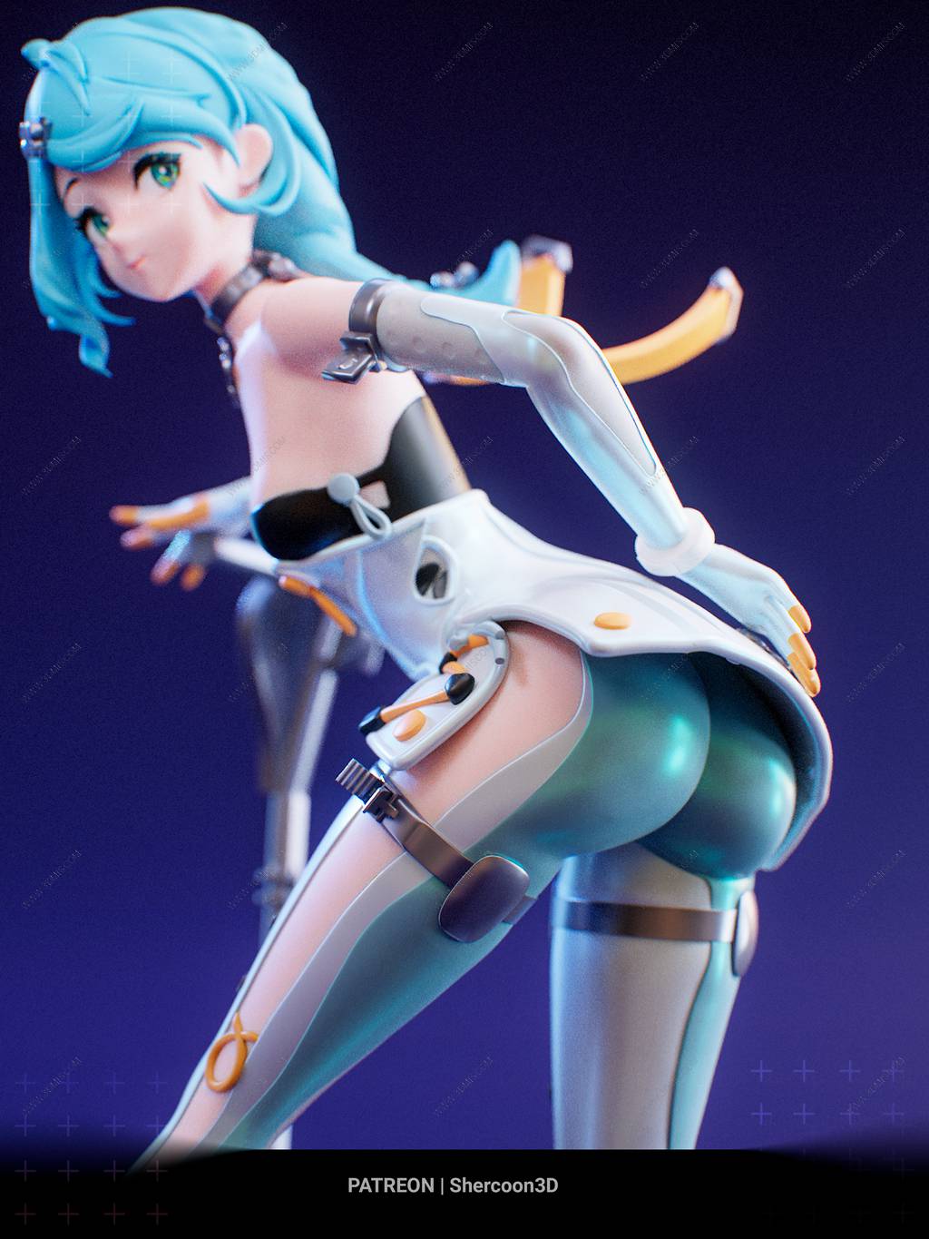 P站图纸印象馆 Shercoon3D 绝区零 席德 Shercoon3D 绝区零 席德