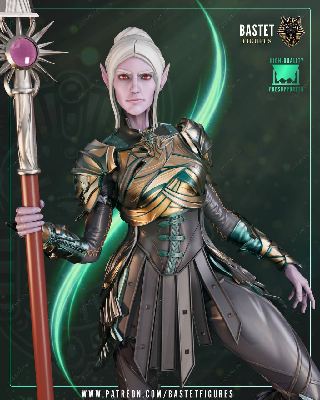 P站图纸印象馆 Bastet Figures 博德之门 明萨拉 Bastet Figures 博德之门 明萨拉